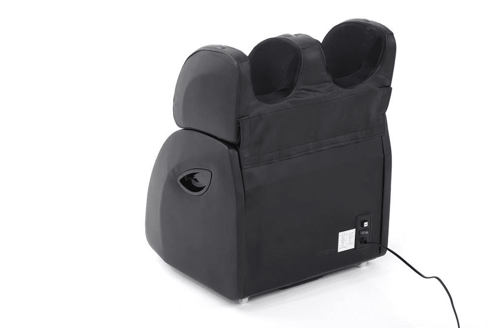 Foot massager rear view with power switch