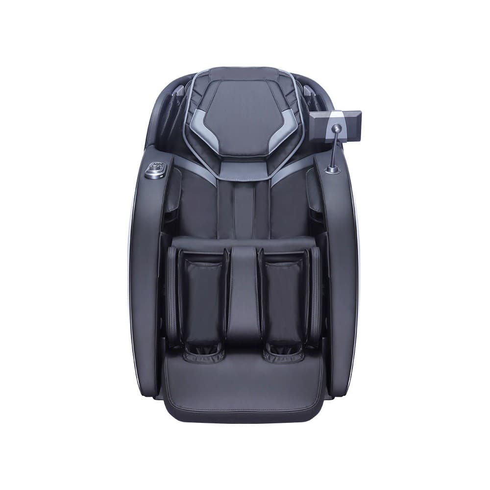 Z372 Plus massage chair, front view showing the shoulder airbags and leg rest
