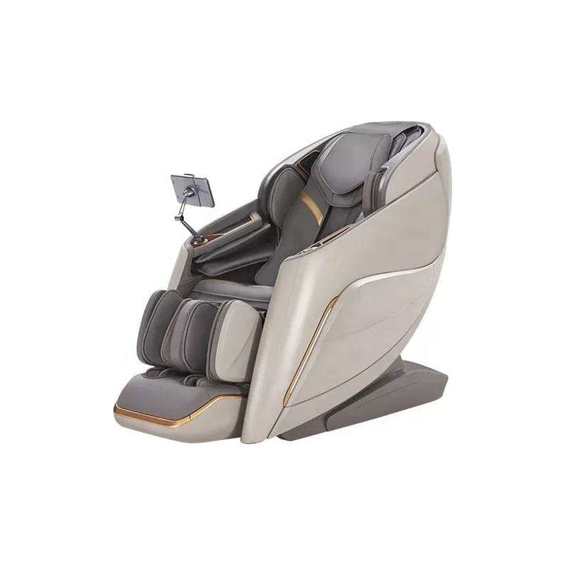 Z710 Pro massage chair in champagne grey, three-quarter view